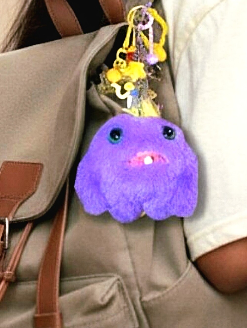 Fuggler Baby Fugg HAPPY Keychain MR.NEEDLES